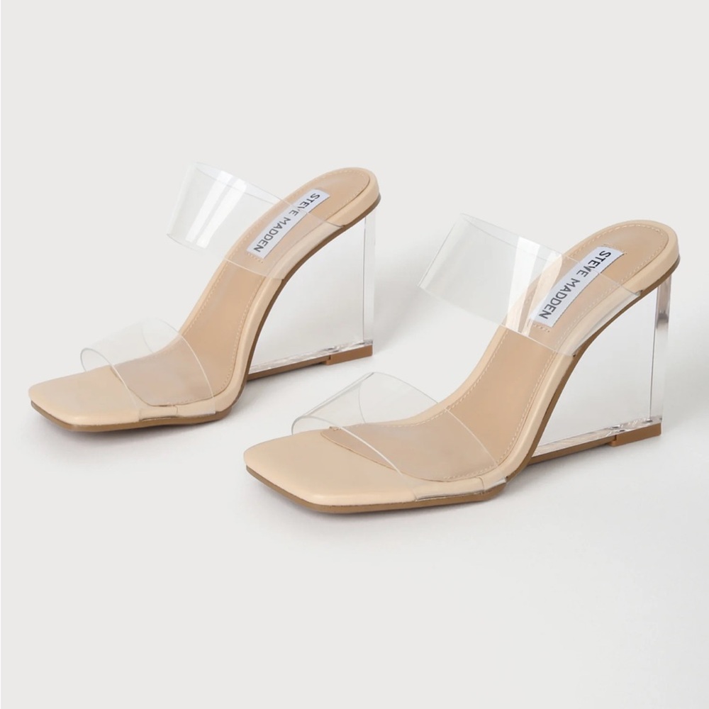 Steve Madden Isa Wedge Slide Sandal (Wedge)
